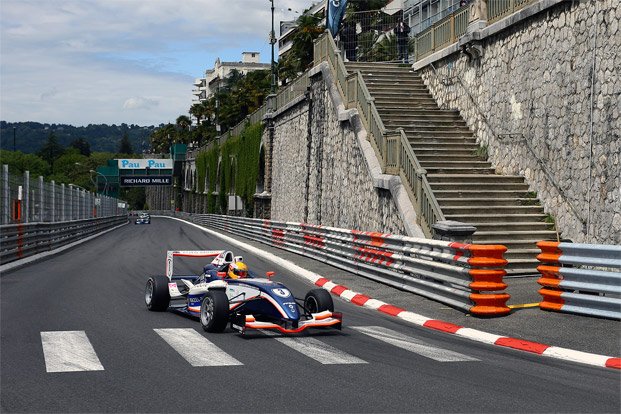 Anthoine at the Pau Grand Prix.
